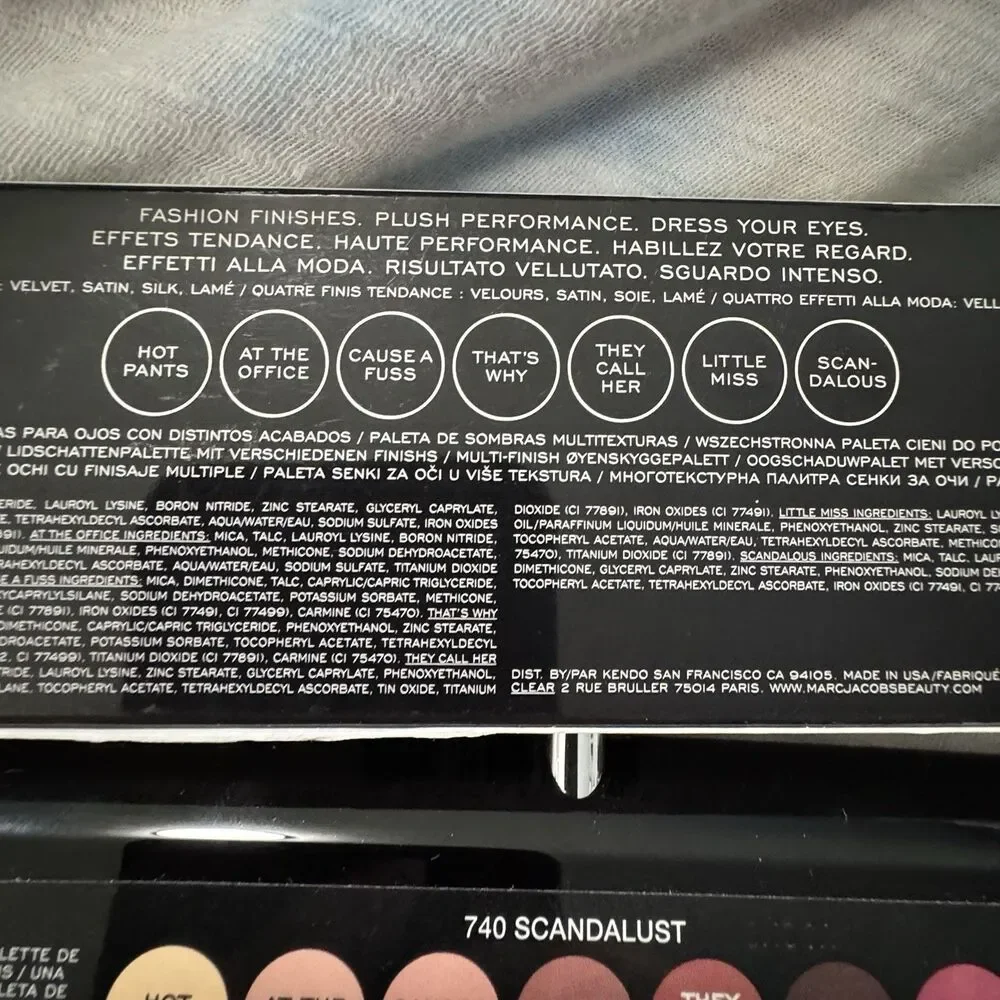 NIB Marc Jacobs Eye-Conic Eyeshadow Palette 740 Scandalust Discontinued HTF